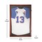 Flash Furniture Banks 24x36 Jersey Display Case with Solid Pine Wood Frame, UV Treated Acrylic Window, Velvet Backing Board, and Anti-Theft Lock in Mahogany HMHD-23M099YBN-MHG-2436-GG - alternate 6